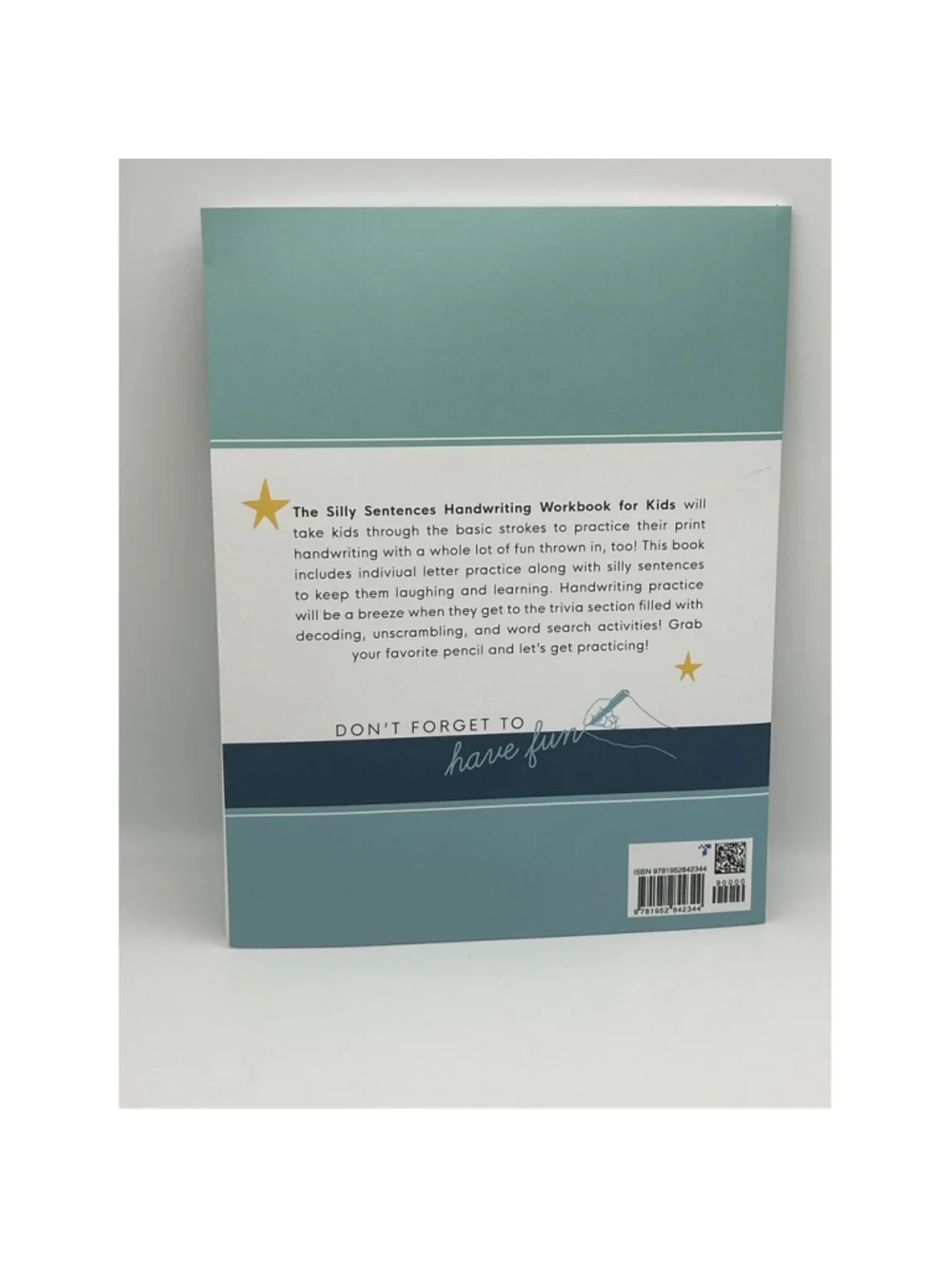 Silly Sentences Handwriting Workbook for Kids Ages 6-10